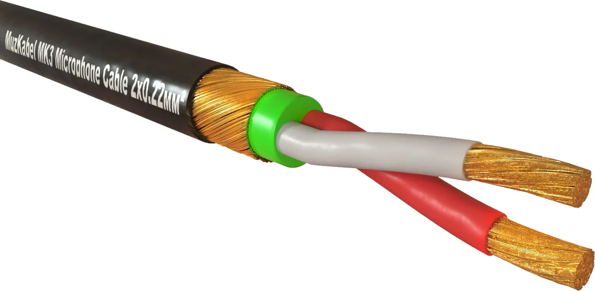 Патч-кабель MUZKABEL CBXMK3P - 0.1 метра XLR - XLR