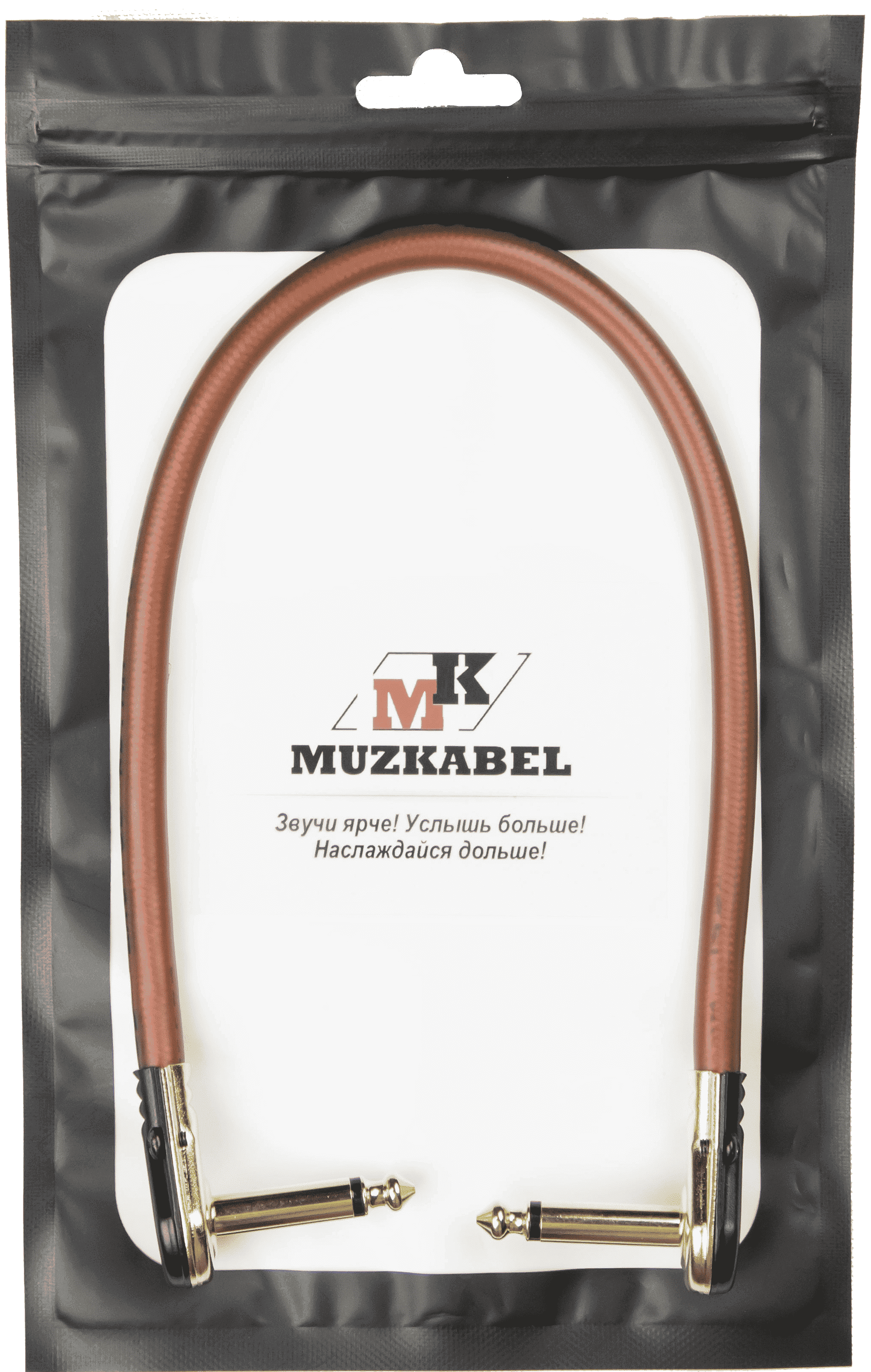 Патч-кабель MUZKABEL JZMK5BP, JACK - JACK - вид 1