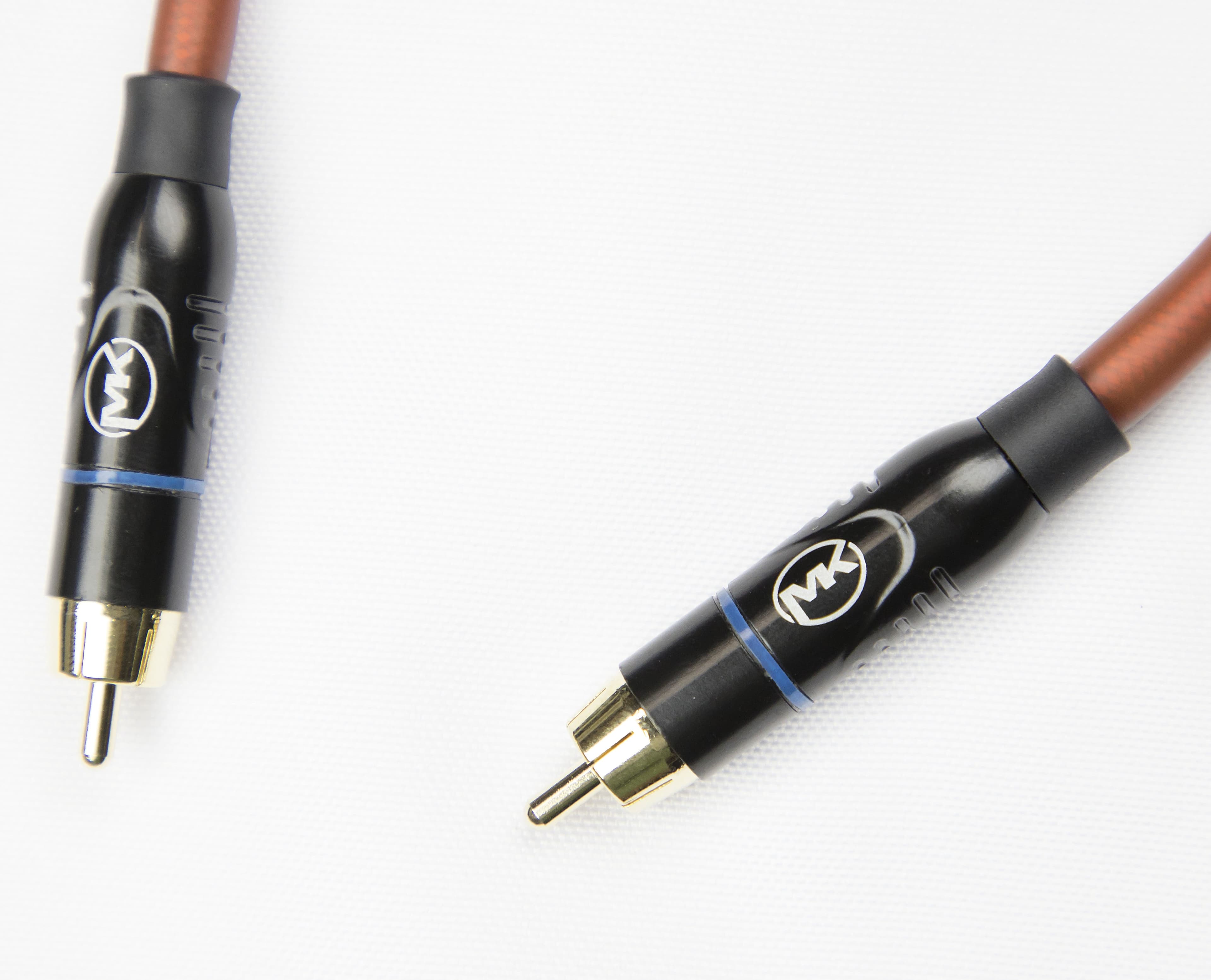 Патч-кабель MUZKABEL RCXMK5BP, RCA – RCA (Синее кольцо) миниатюра 6