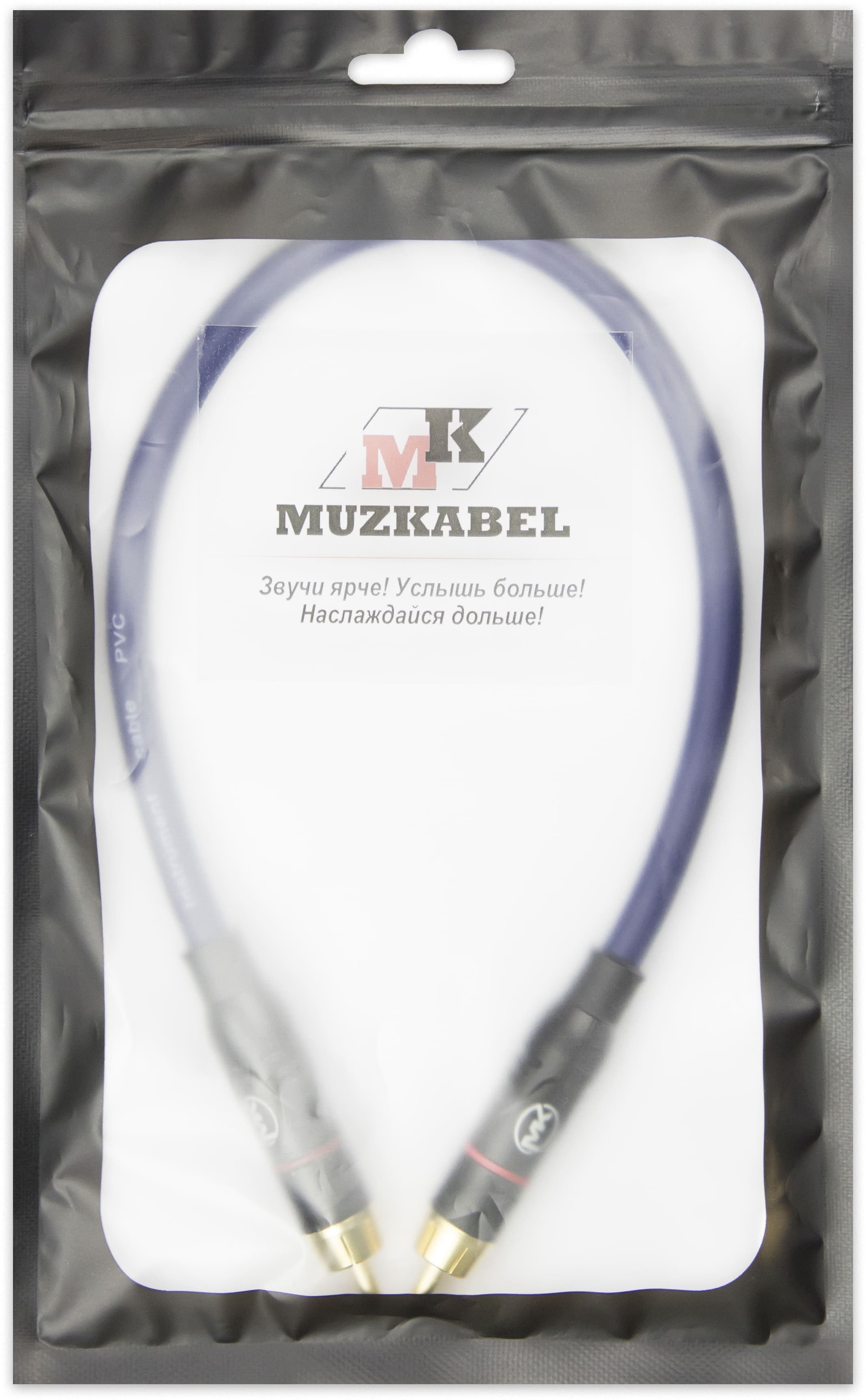 Патч-кабель MUZKABEL RSFIK4SP, RCA – RCA (Красное кольцо) миниатюра 5