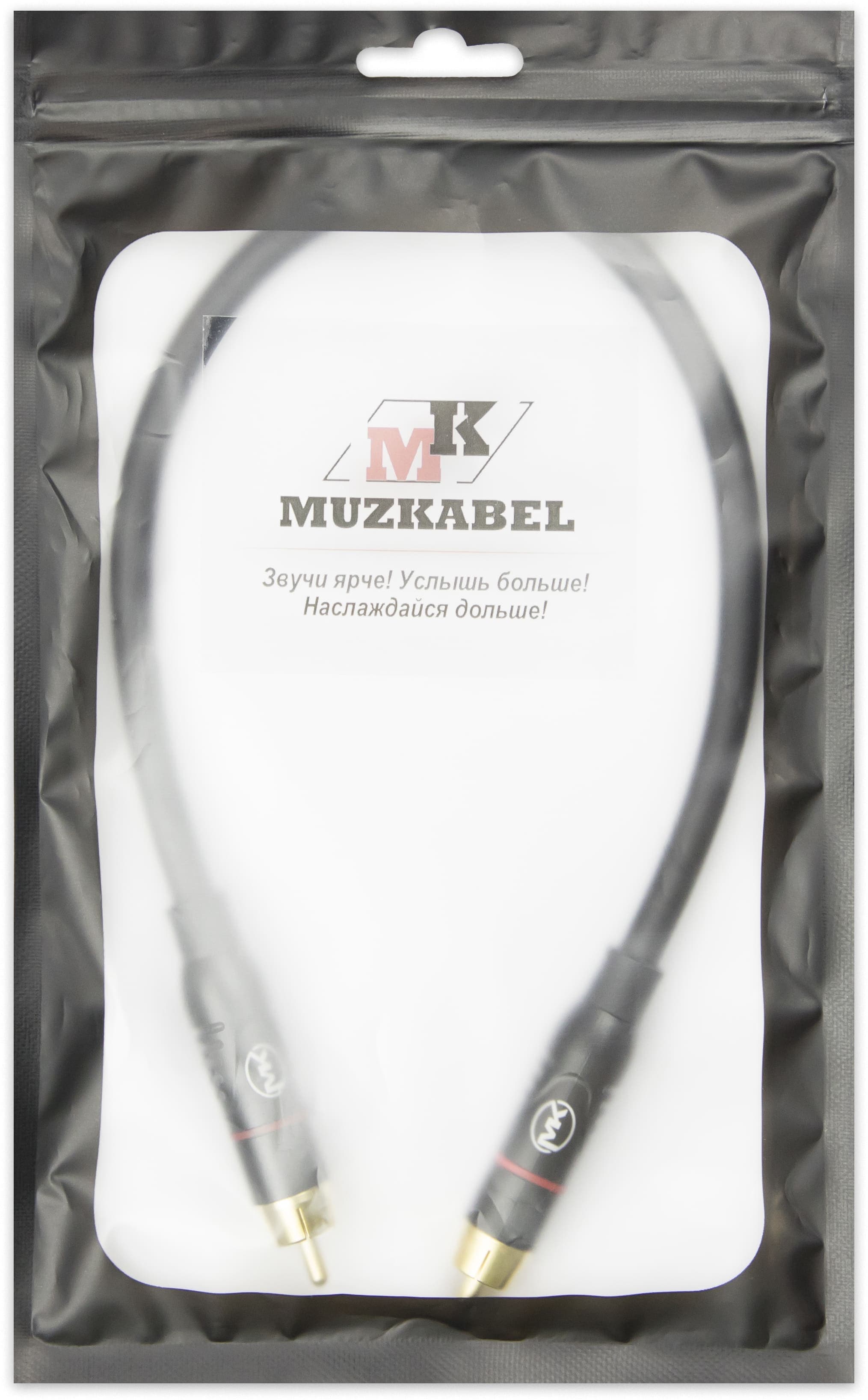 Патч-кабель MUZKABEL RCBIK3P, RCA – RCA (Красное кольцо) миниатюра 5