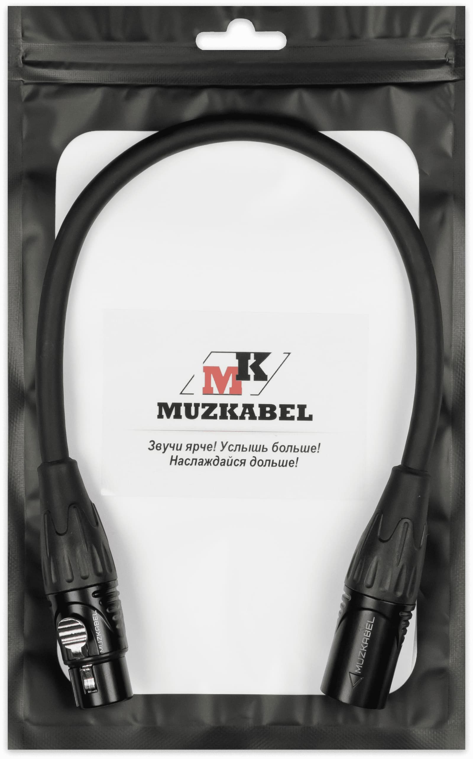 Патч-кабель MUZKABEL MBXMK2P, XLR - XLR