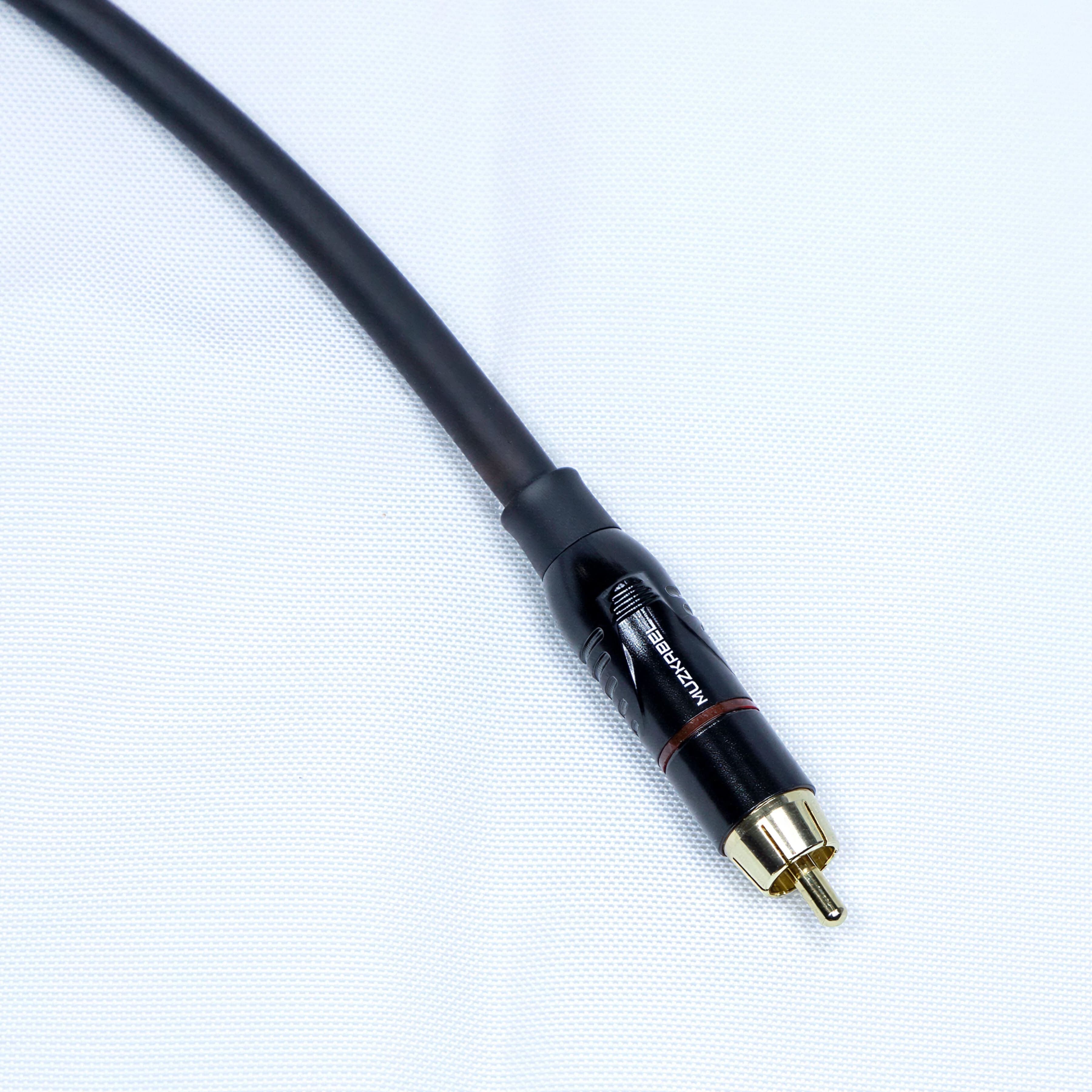 Патч-кабель MUZKABEL RSCMK3P, RCA – RCA (Красное кольцо) миниатюра 4