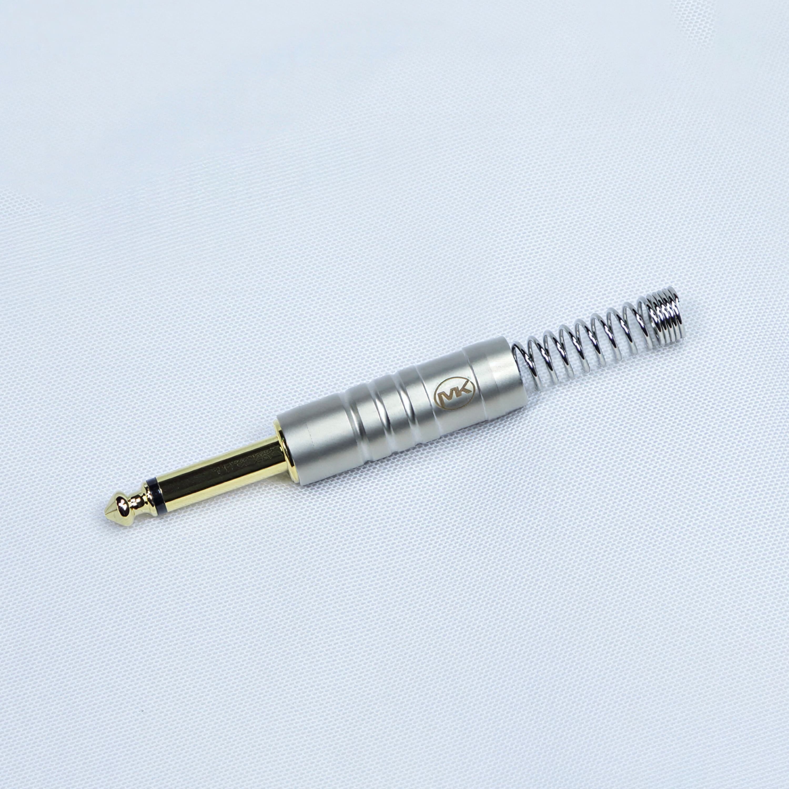 Разъём Jack 6,3 мм MUZKABEL MJ-G NK (моно) никелированный корпус