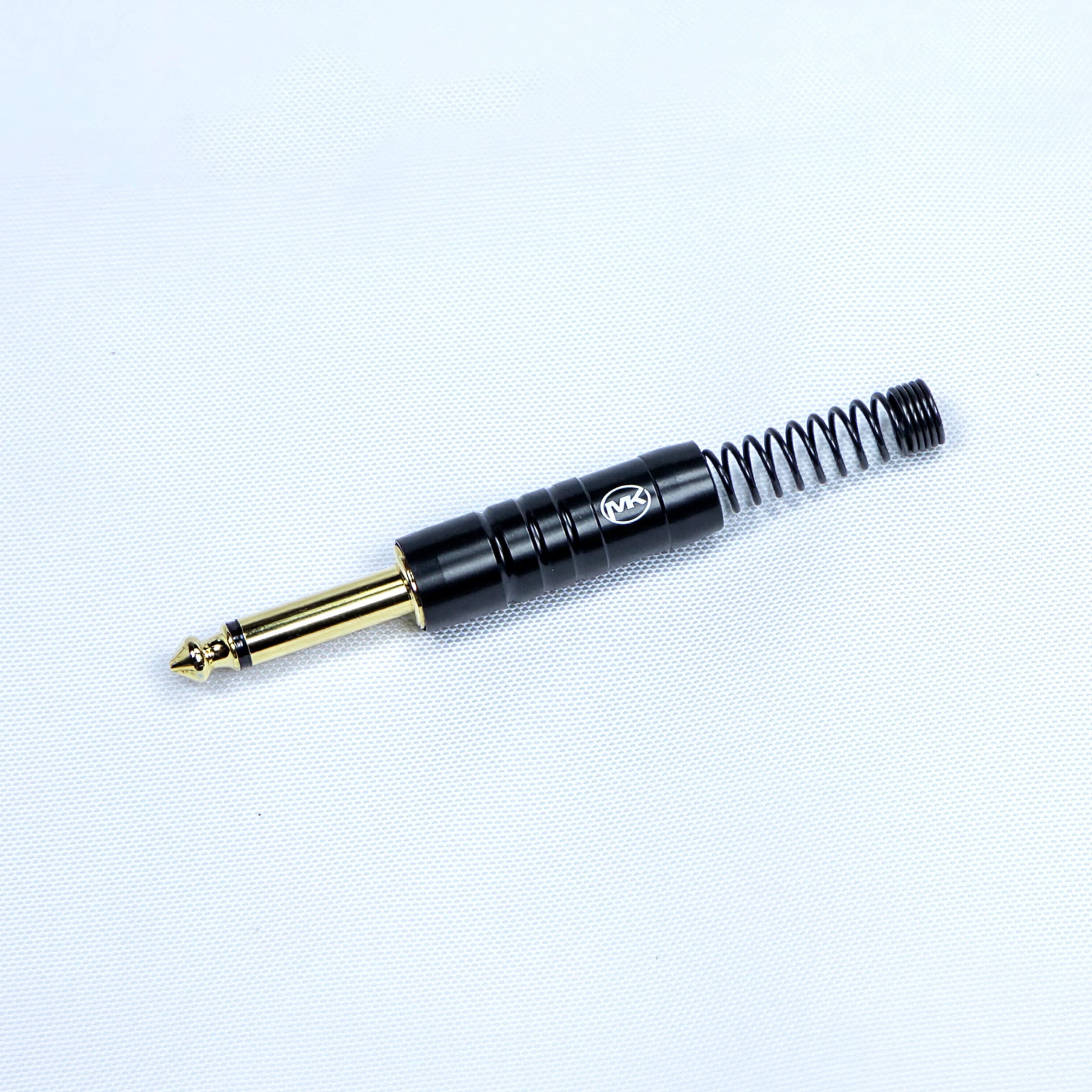 Разъём Jack 6,3 мм MUZKABEL MJ-G BK (моно) чёрный корпус
