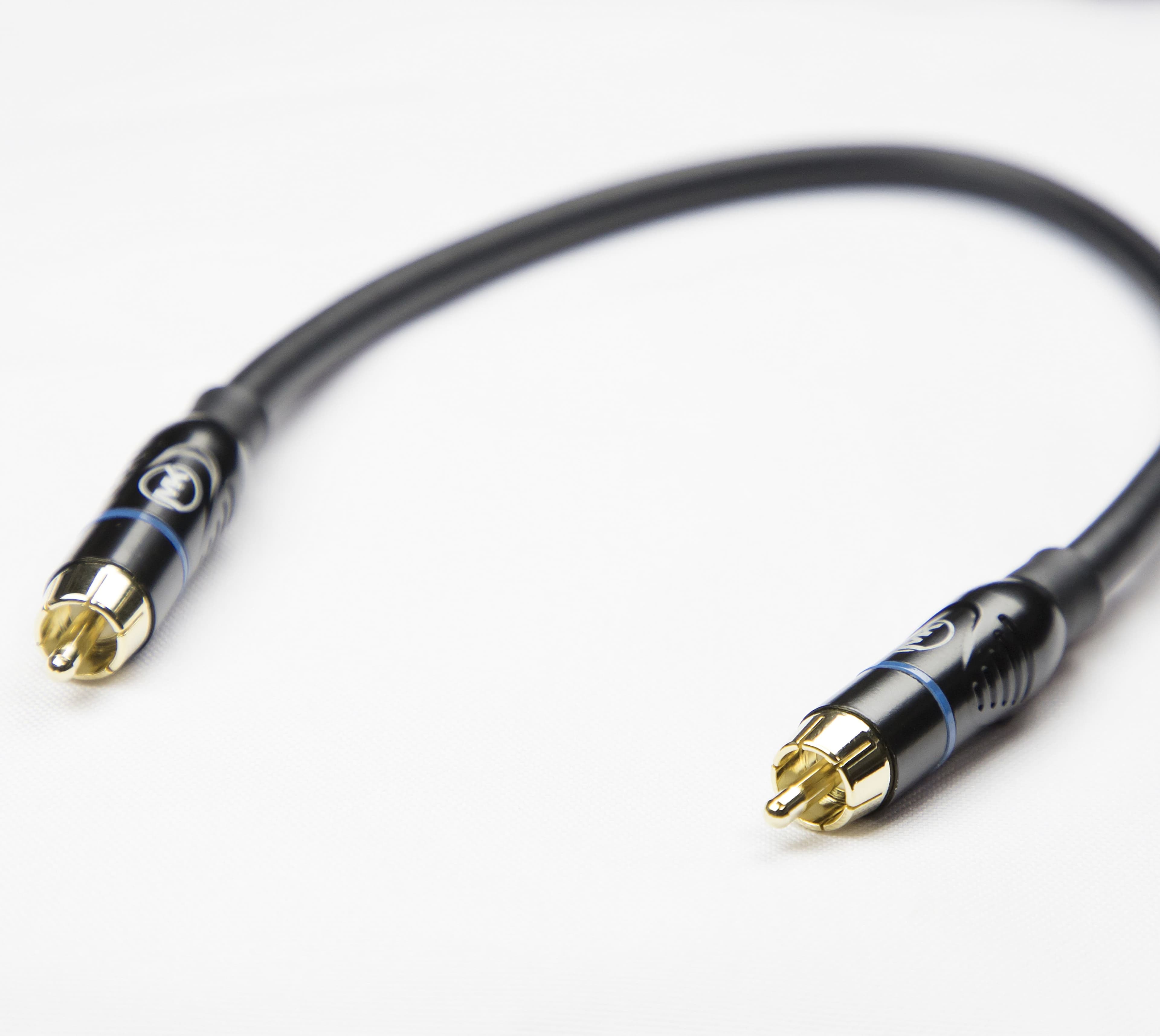 Патч-кабель MUZKABEL RSFIK4BP, RCA – RCA (Синее кольцо) миниатюра 7