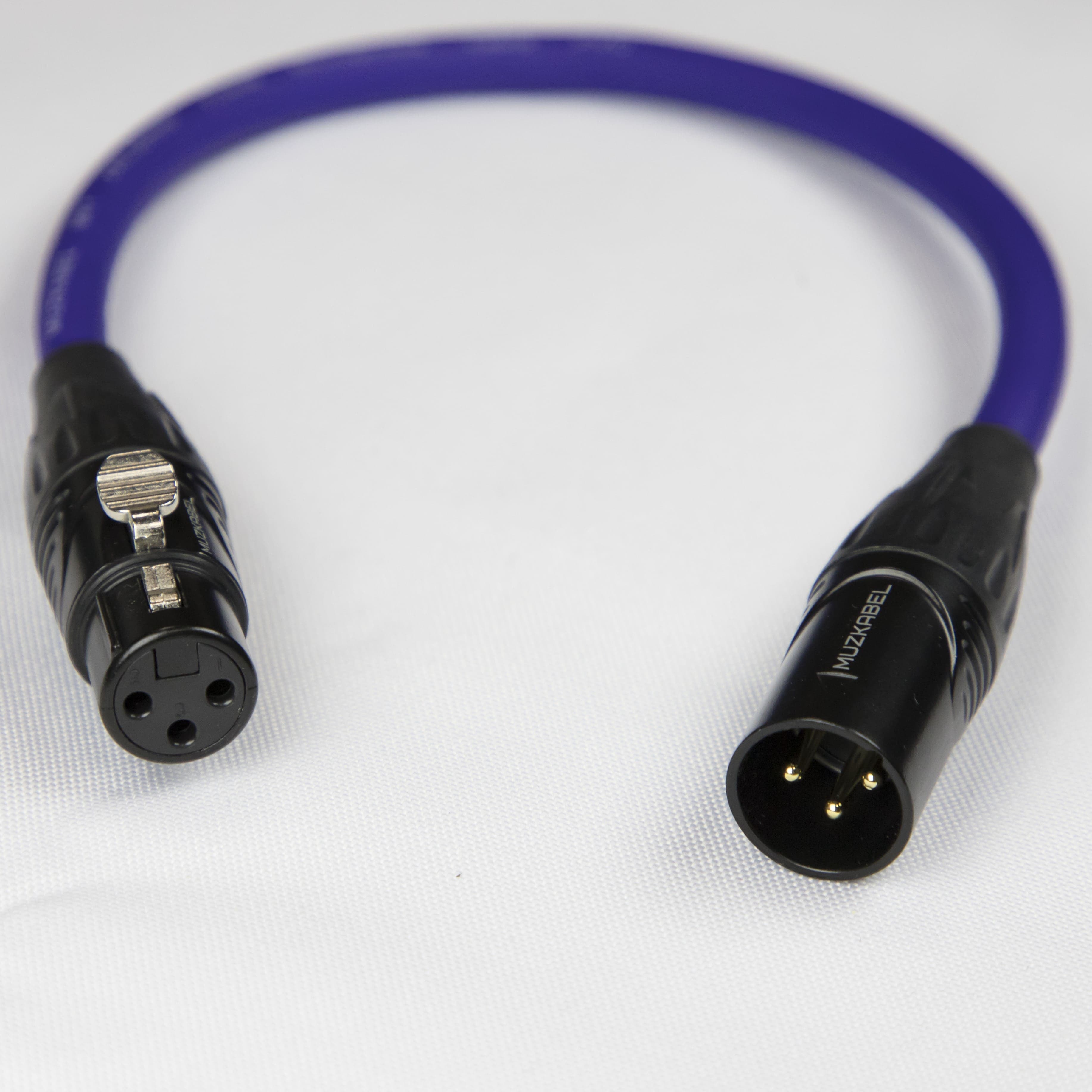 Патч-кабель MUZKABEL XXFMK1VP, XLR - XLR миниатюра 6