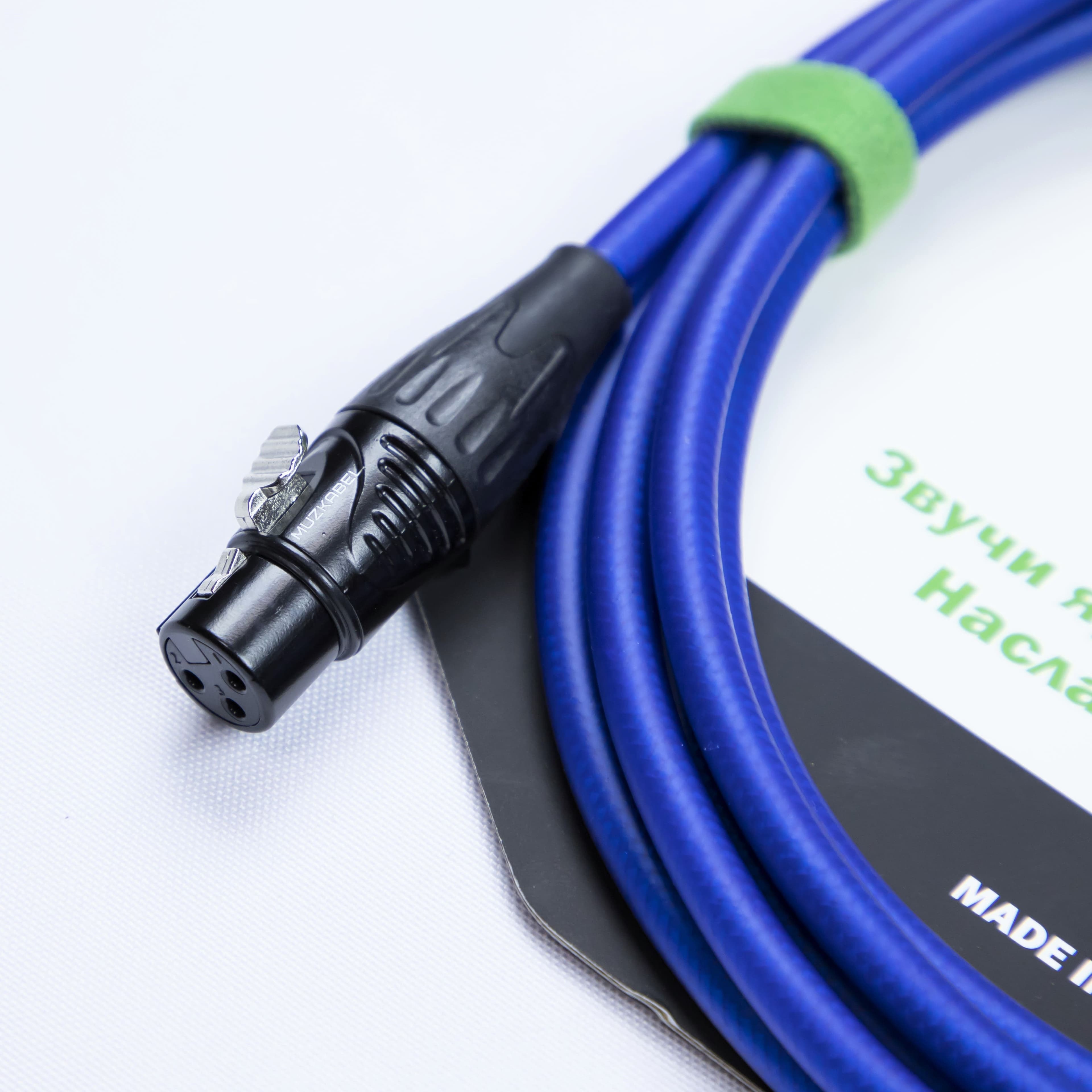 Аудио кабель MUZKABEL BSJMK5N, XLR (мама) - JACK (стерео) миниатюра 2