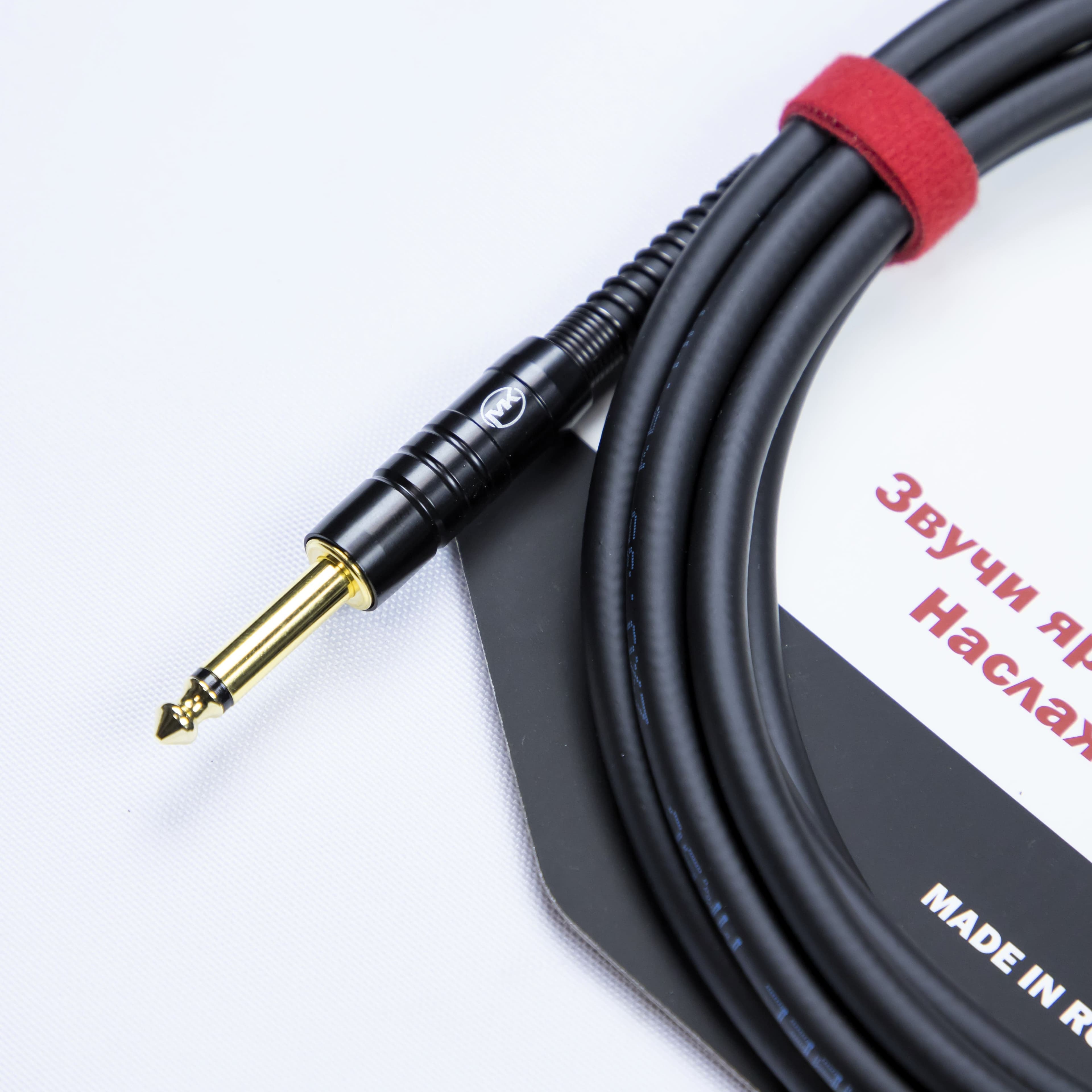 Гитарный кабель MUZKABEL AXSMK5S, JACK (моно) - XLR (папа) миниатюра 2