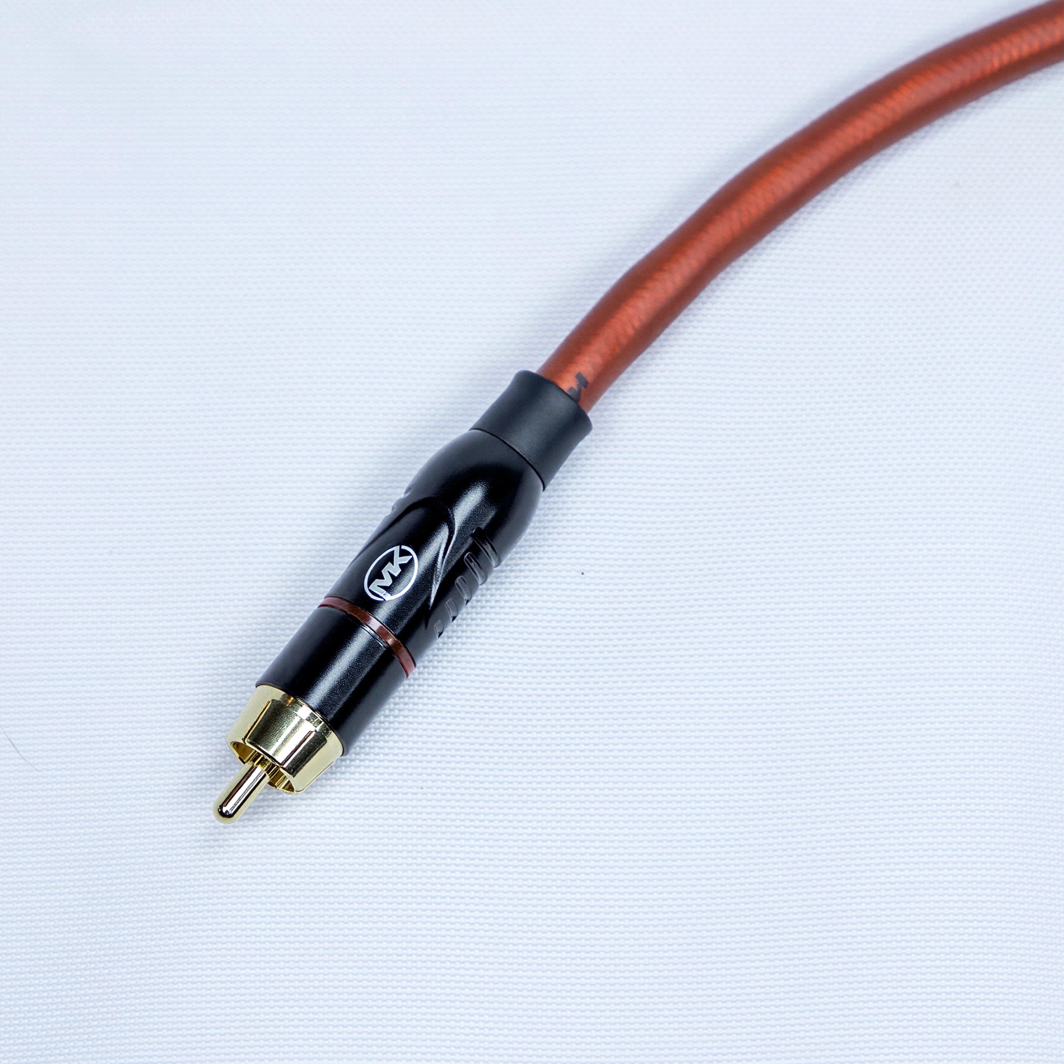 Патч-кабель MUZKABEL RCXMK5BP, RCA – RCA (Красное кольцо) миниатюра 2