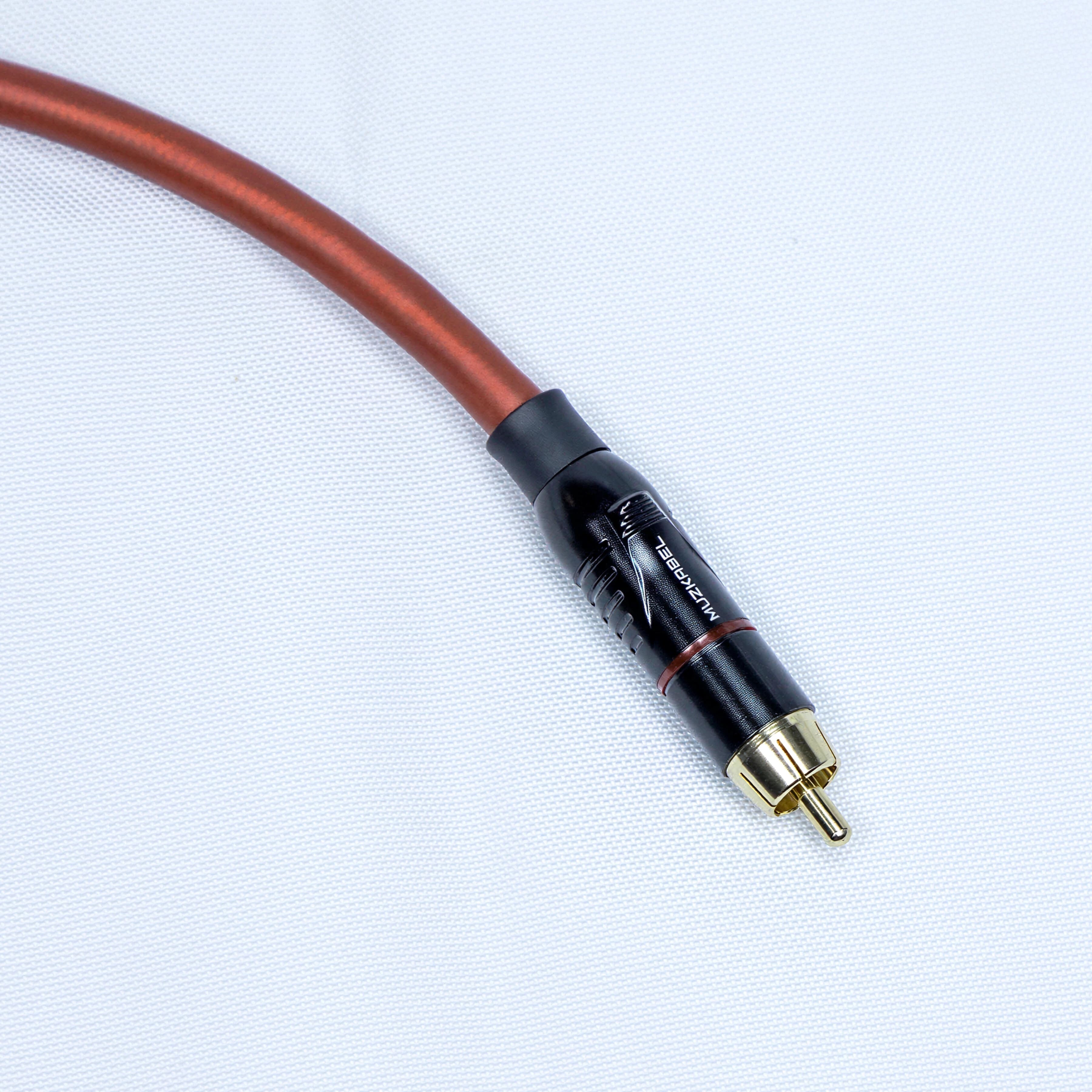 Патч-кабель MUZKABEL RCXMK5BP, RCA – RCA (Красное кольцо) миниатюра 4