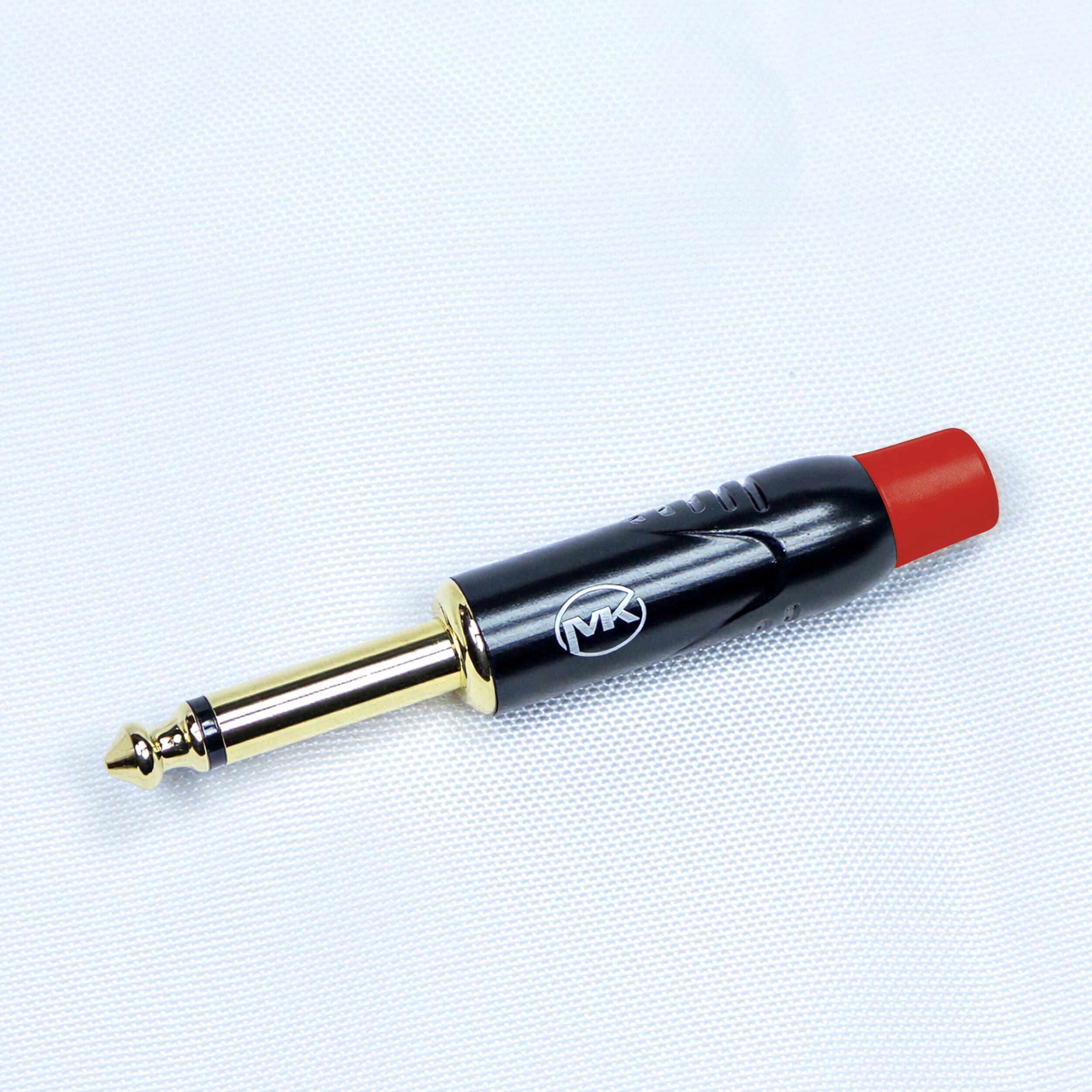 Разъем Jack (mono) MUZKABEL MJ-2G RD миниатюра 2