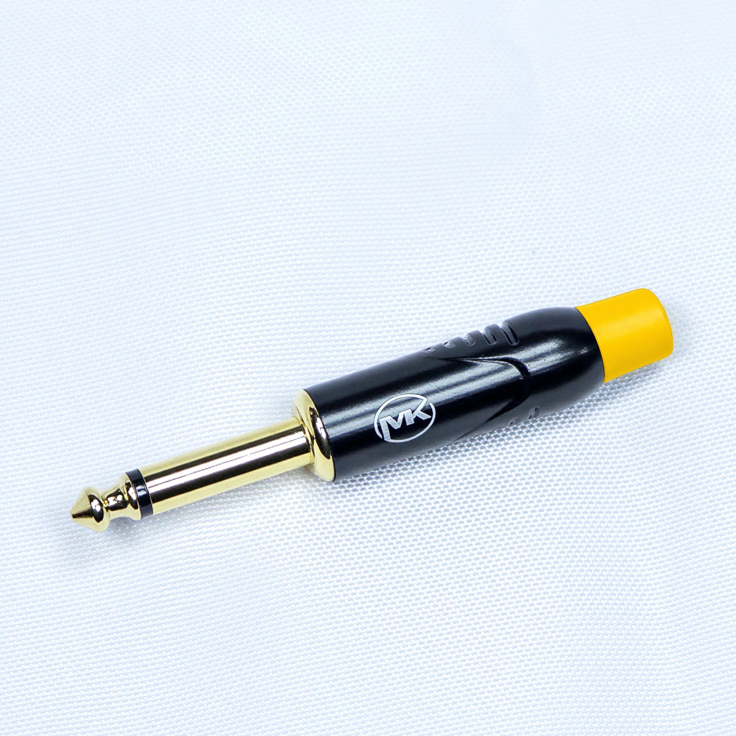 Разъем Jack (mono) MUZKABEL MJ-2G YE миниатюра 2