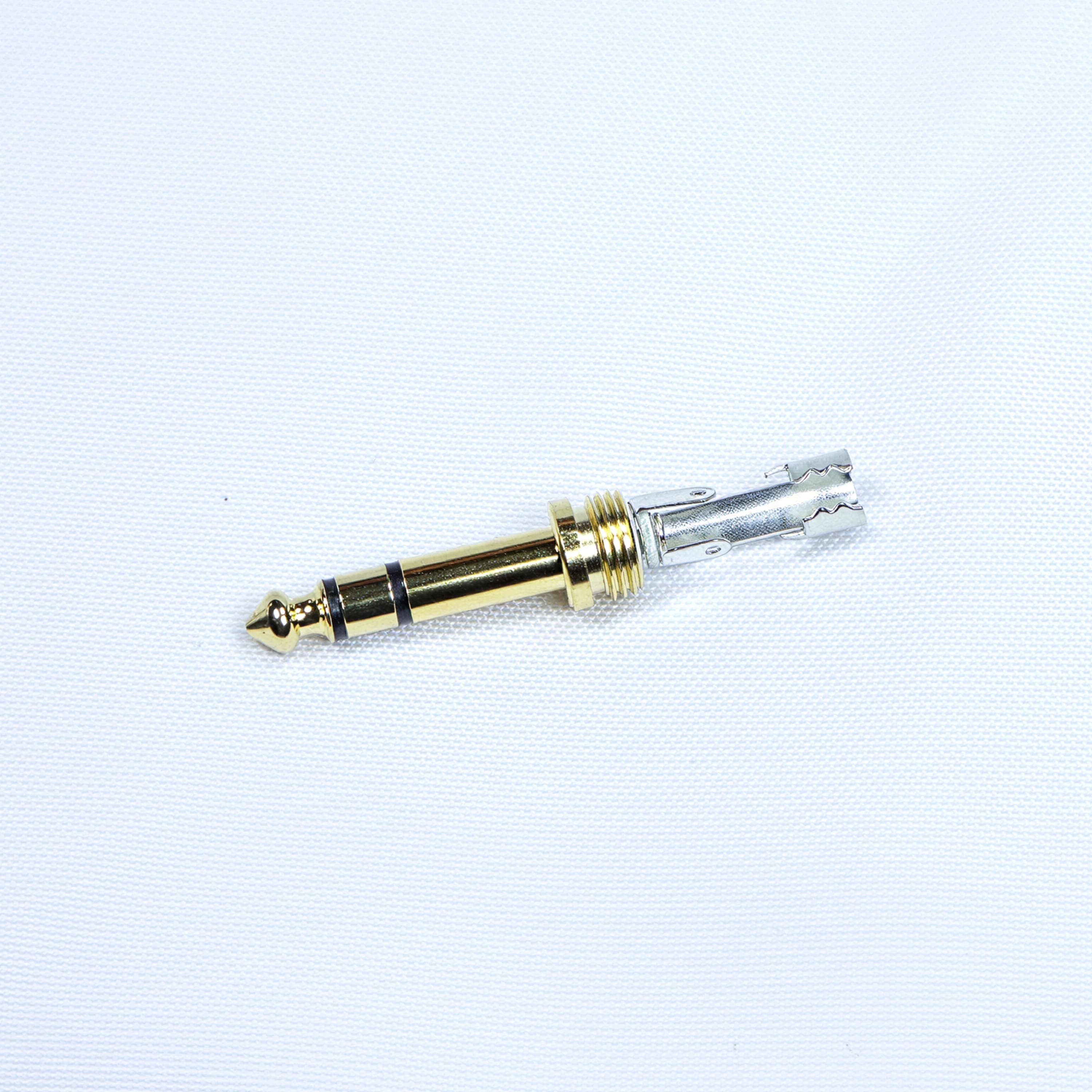 Разъём Jack 6,3 мм MUZKABEL MJ-G-S BK (стерео) чёрный корпус миниатюра 3