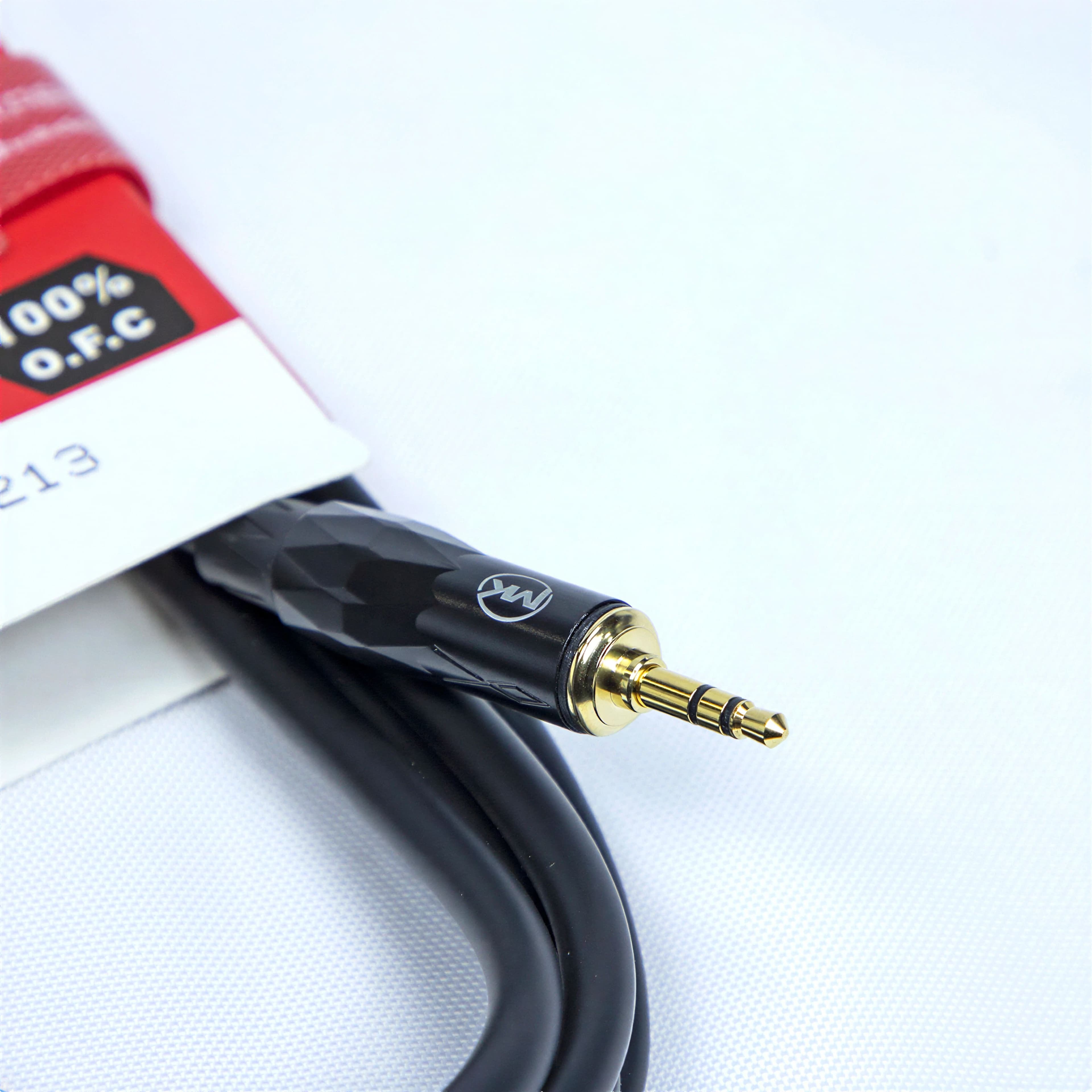 AUX-удлинитель MUZKABEL AMC213 - 3 метра, MINI JACK (3.5) папа - MINI JACK (3.5) мама миниатюра 4