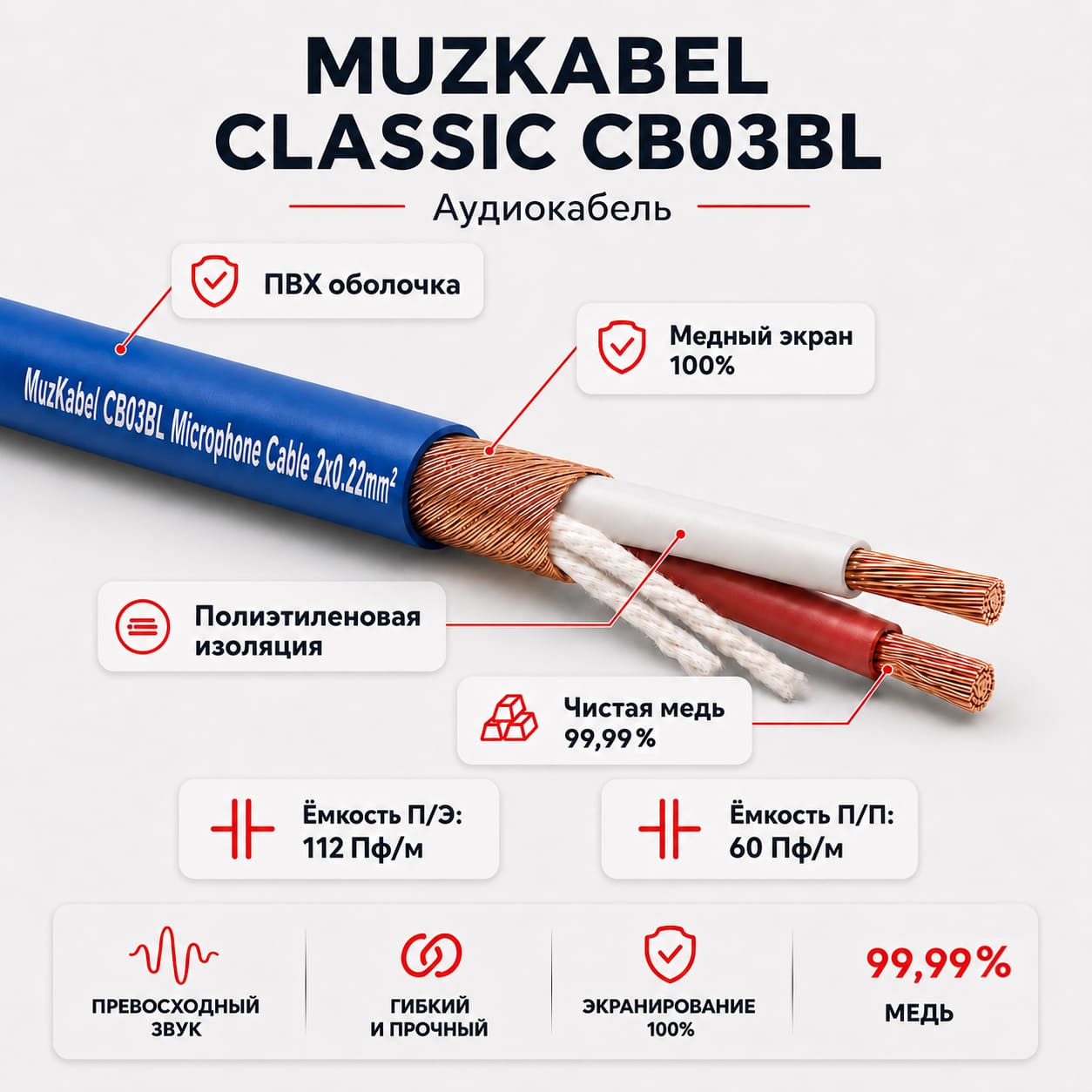 MUZKABEL CB03