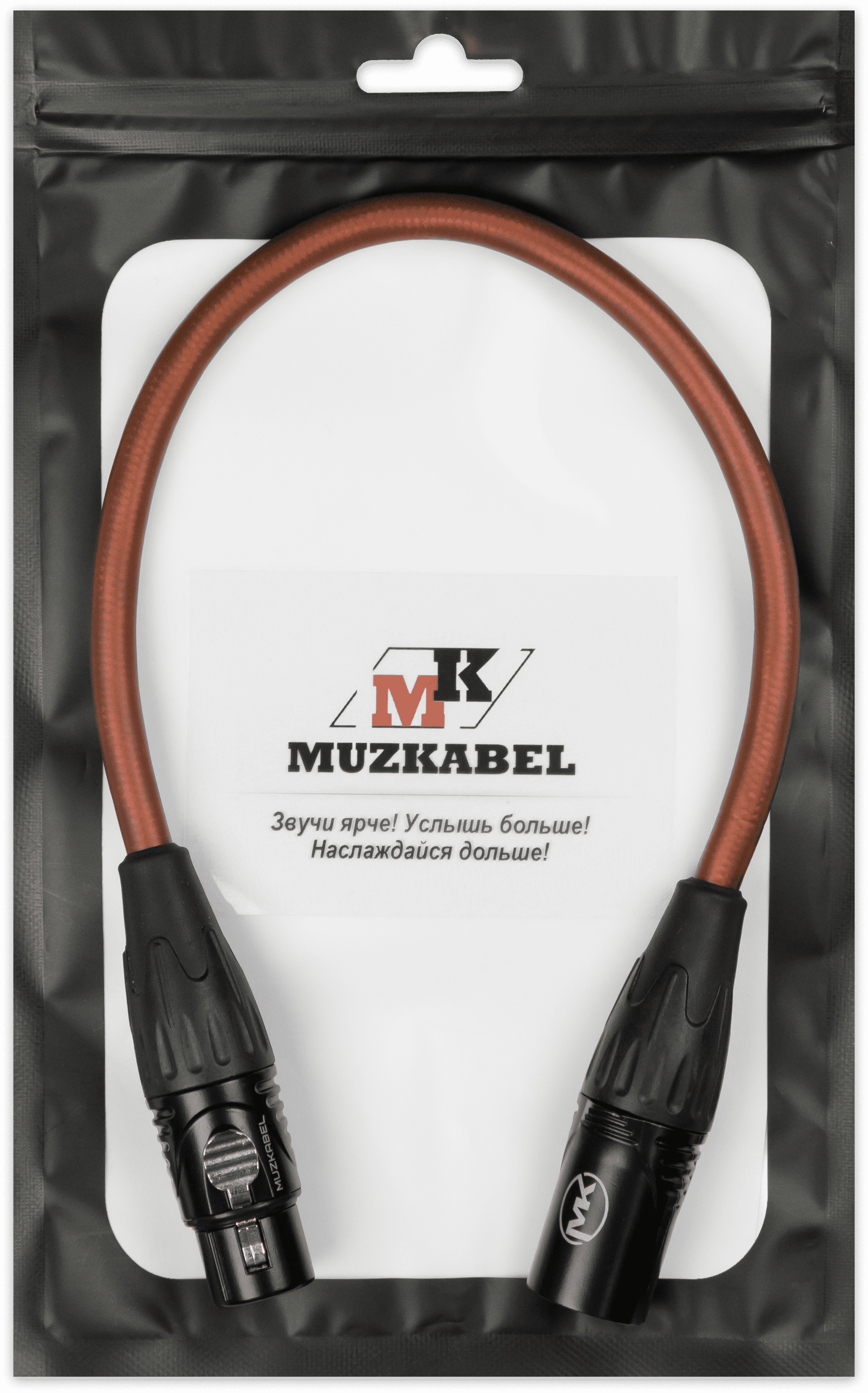 Патч-кабель MUZKABEL XXSMK5BP - 0.5 метра XLR - XLR