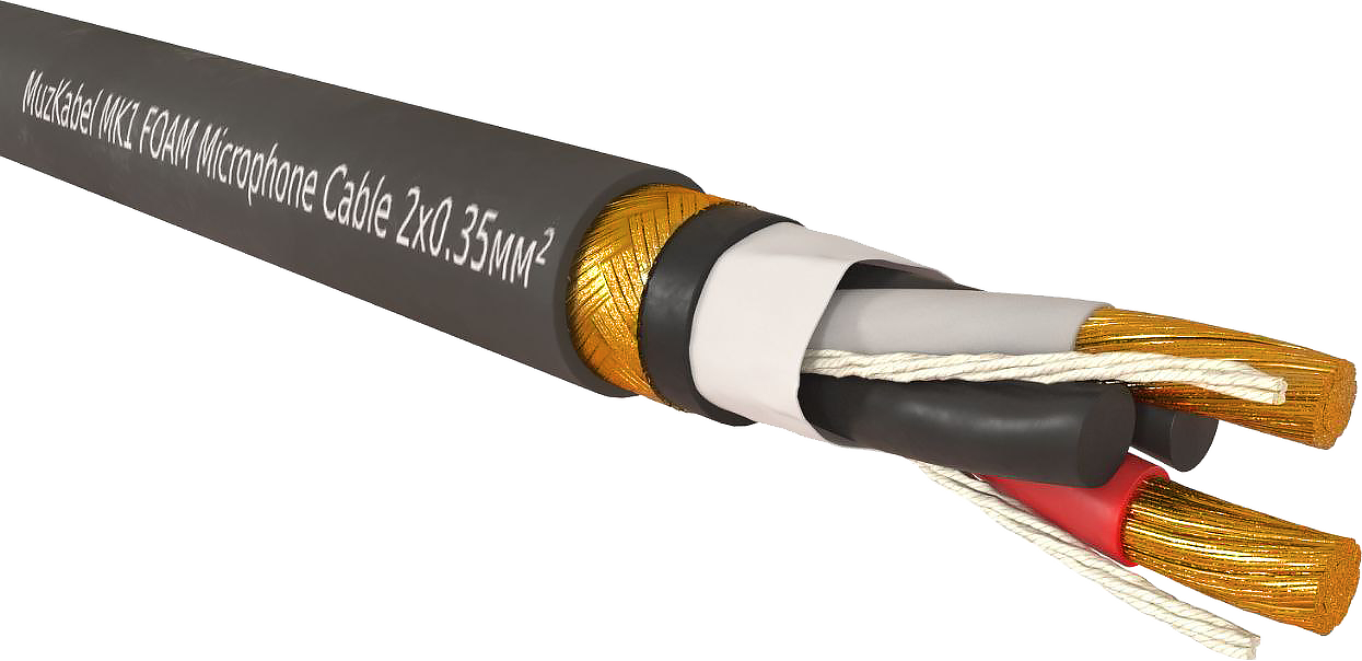 Патч-кабель MUZKABEL XXFMK1BP - 0.1 метра XLR - XLR
