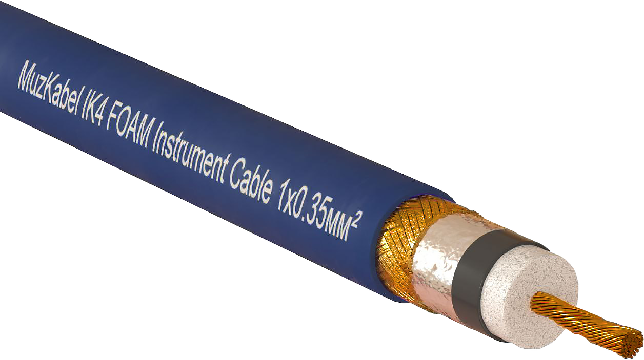 Патч-кабель MUZKABEL JFNIK4SP - 0.5 метра JACK - JACK
