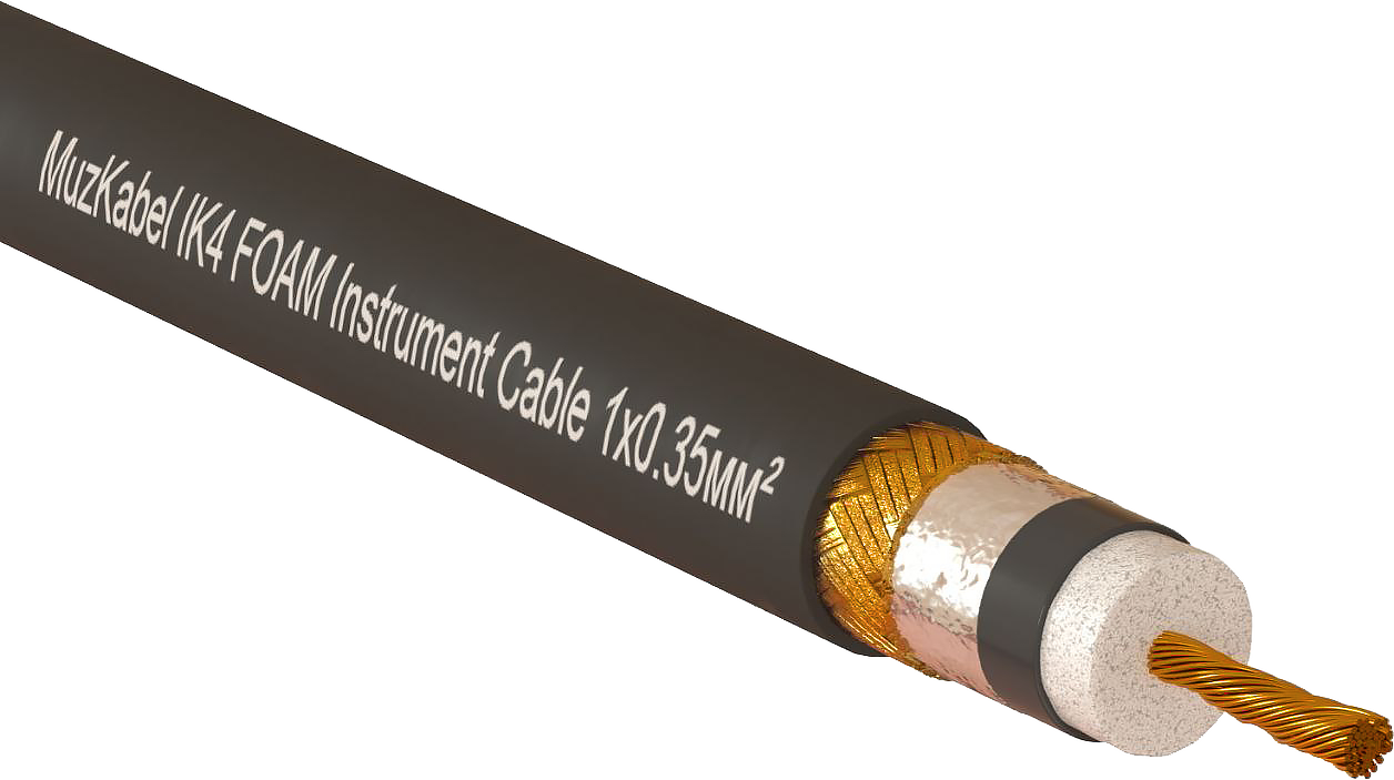 Патч-кабель MUZKABEL JFNIK4BP - 0.1 метра JACK - JACK