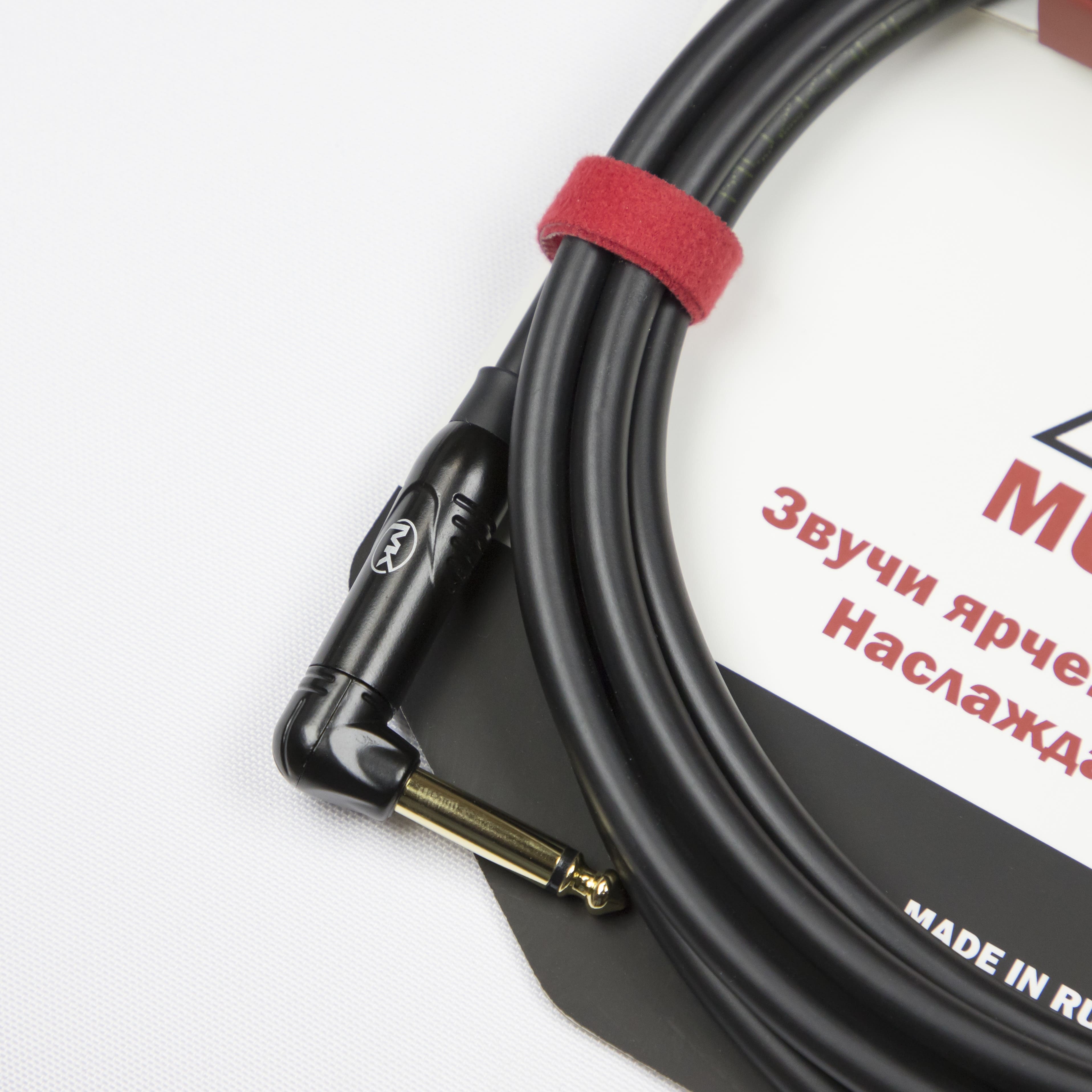 MUZKABEL JACK (моно)(угловой)